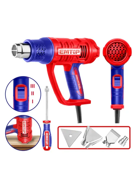 [L19592] PISTOLA DE CALOR 1600W 1RASP,3boq ULHGN16078/ULHGN20002