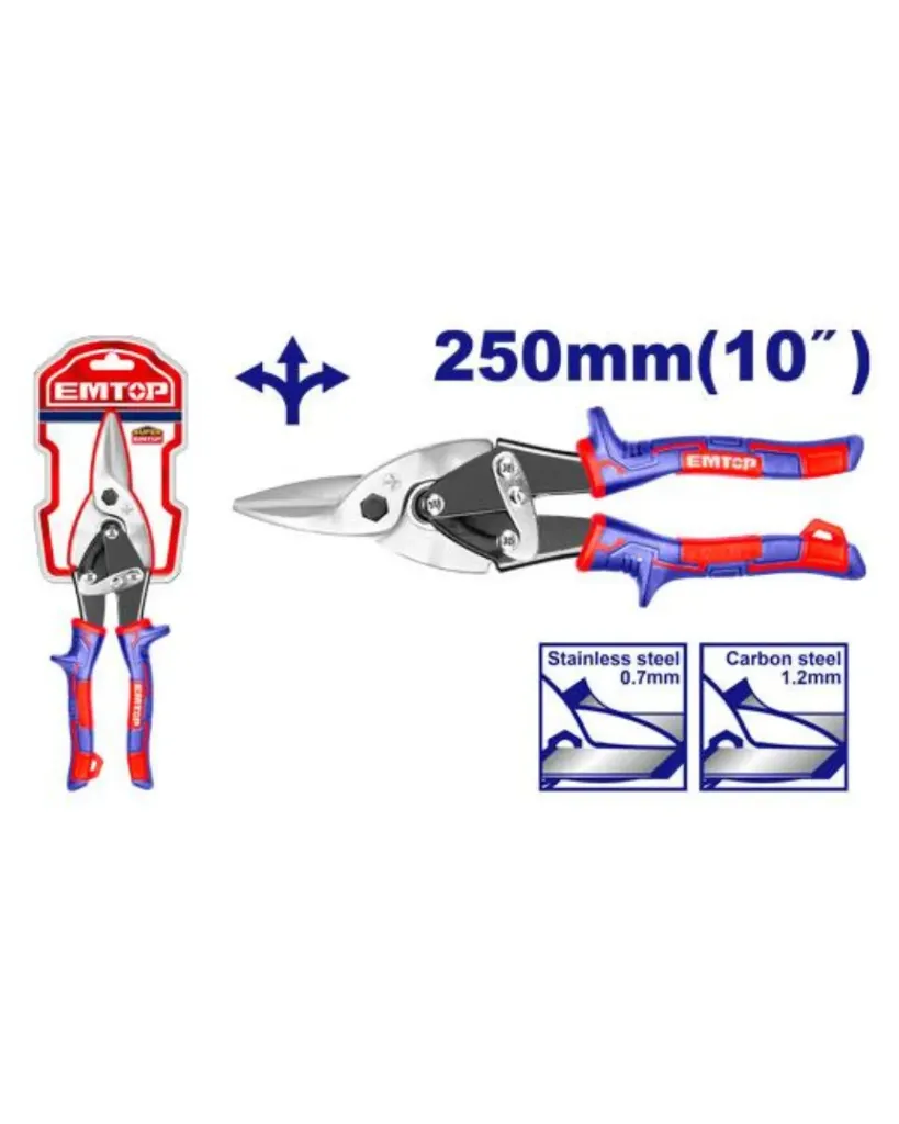 TIJERA AVIADOR RECTA 250MM