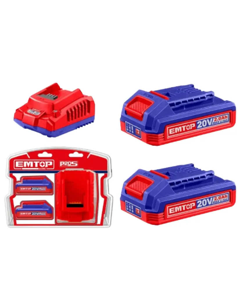 [ULBCPK1222] KIT BATERIA X2 + CARGADOR 2.0A 20V IONES LITIO