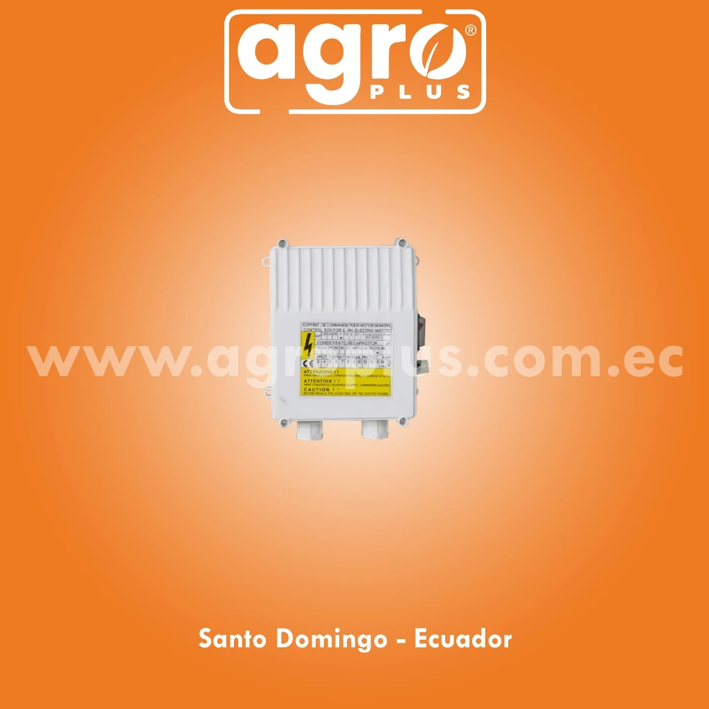 CAJA CONTROL BOMBA SUMERGIBLE 2HP 220V