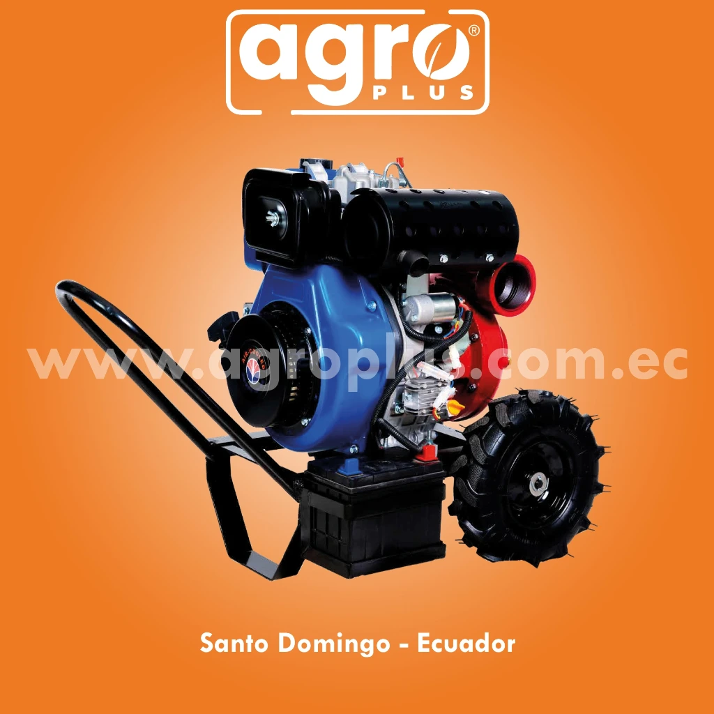 MOTOBOMBA PRESION 3" DIESEL IBP 14HP ARRANQUE MANUAL Y ELECTRICO + CARRETA TIPO REMOLQUE
