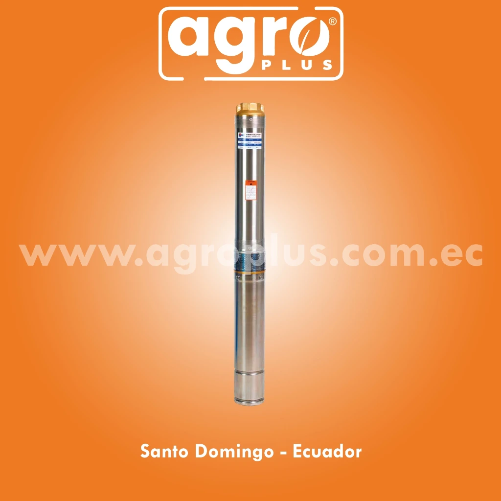 BOMBA SUMERGIBLE 1.5"  IBP TIPO LAPIZ 2HP 77M 220V+ 20M CABLE