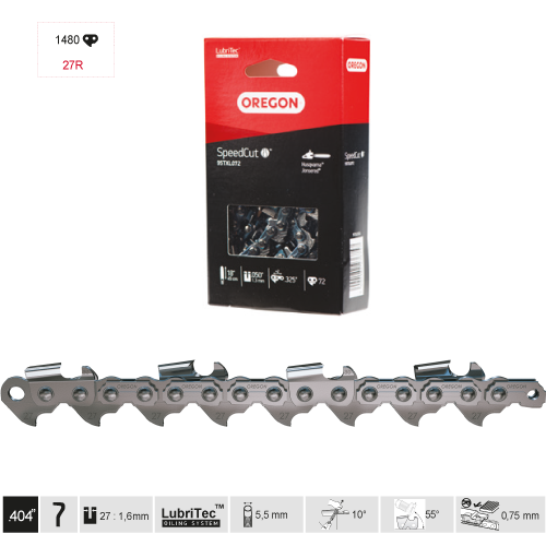 CADENA GRUESA OREGON 46 DIENTES 27R 404