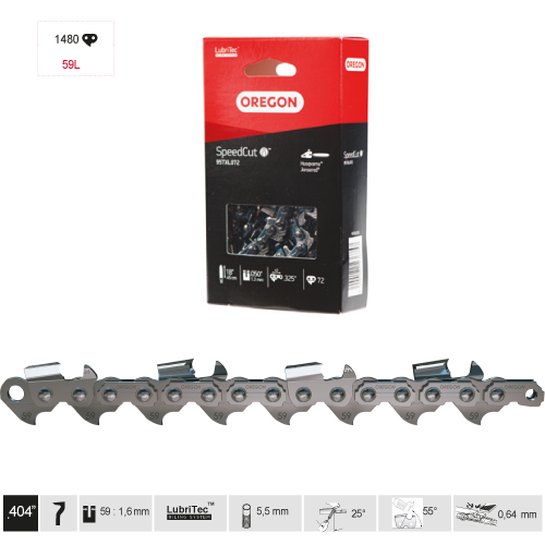 CADENA OREGON 44 DIENTES 59L 404